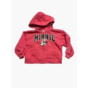 GAP Minnie Mouse Size 2 Pink Sweatsuit Jogger Jacket Hoodie Set 2 sets a…